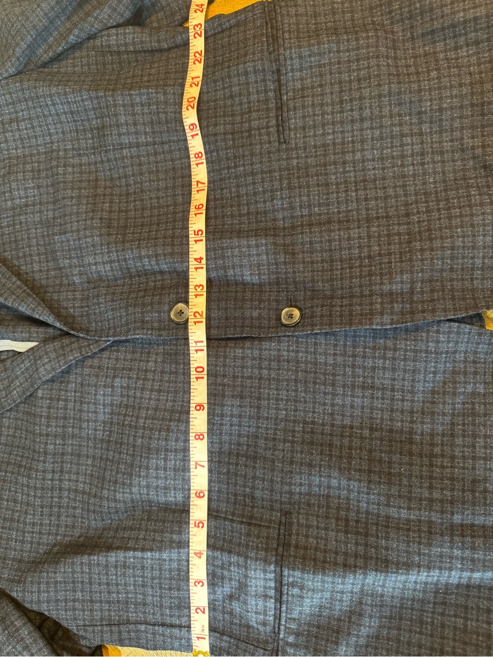 Joseph Abboud Men's Blue Plaid Sport Coat Blazer Jacket 2-Button Notch Lapel 50R - Picture 10 of 16